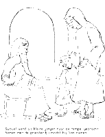 A coloring page of 1 samuel